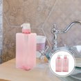 thumbnail image 6 of Melantax 2 Pack 650ML Square Lotion Bottle Shower Gel Shampoo Pump Bottle Portable Refillable Hand Soap Dispensing Bottle Large Capacity Lotion Bottle Suitable for Home Hotel Use (Pink), 6 of 6
