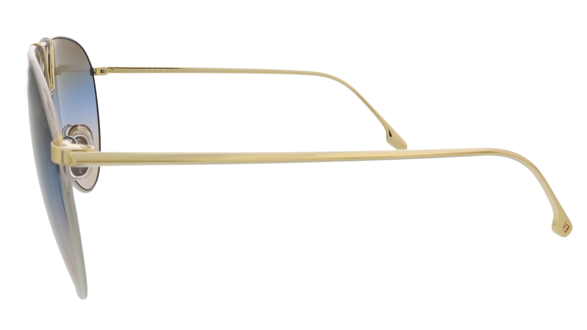 Victoria Beckham Blue Pilot Ladies Sunglasses VB208S 041 64  display picture 2