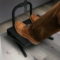 thumbnail image 5 of Mind Reader Foot Rest, Under Desk at Work, Ergonomic, Height Adjustable, Office, Metal, Black, 5 of 11