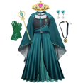 thumbnail image 1 of Frozen Elsa Anna Baby Girls Dress Cosplay Snow Queen Princesa Vestidos Niños Disfraz de Halloween Conjunto de ropa para fiesta de cumpleaños Prom2T (Etiqueta 100) Gao Jinjia LED, 1 of 2