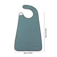 thumbnail image 3 of Adult Bibs, Washable Bibs for Adults, Adjustable Eating Bibs for Seniors and Disabled, Large Cloth Clothing Protectors for Elderly Men and Women, 3 of 7