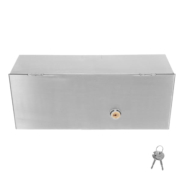 Caja de protección para enchufes de exterior de acero inoxidable antirrobo, tipo 86, para interruptor de pared