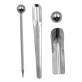 thumbnail image 4 of FUTUREORYY 4pcs/set Tile Tools Trowel Double Hole Silver Tile Flooring Tool for Kitchen, 4 of 8