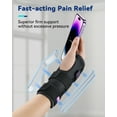 Carpal Tunnel Wrist Brace Night Support with 3 Metal Splints for Sleeping and Soft Thumb Opening