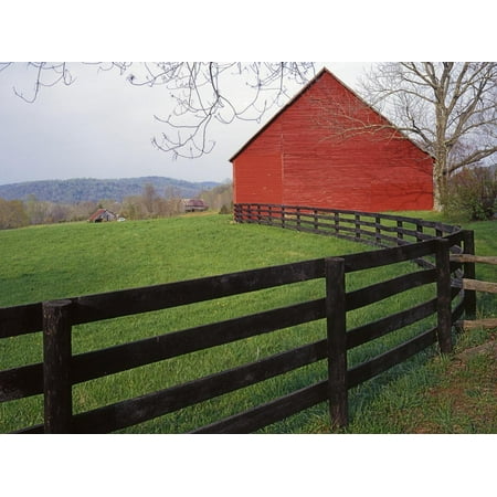 Pottery Barn Outlet Virginia Barn Near Etlan, Virginia, USA Farmhouse Country Landscape Photography Print Wall Art By Charles Gurche ()