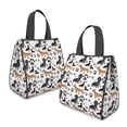thumbnail image 2 of Dachshund Footprint Insulated Lunch Bag for Women & Adults,Large Portable Soft Cooler Lunch Bag,Thermal Food Storage Tote with Pearl Cotton,8.66L,8.75x5.75x9.5 Inch, 2 of 6