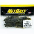 thumbnail image 4 of NetBait Paca Slim 3.5" Green Pumpkin, 9pc Crawfish Freshwater Fishing Soft Baits, 4 of 5