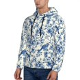 thumbnail image 2 of Hoodies for Men - Vintage Floral Birds Long Sleeve Comfrt Men'S Fashion Hoodies & Sweatshirts, Sweatshirts for Men Hoodies Pullover Clothing Clothes with Pouch, 2 of 7