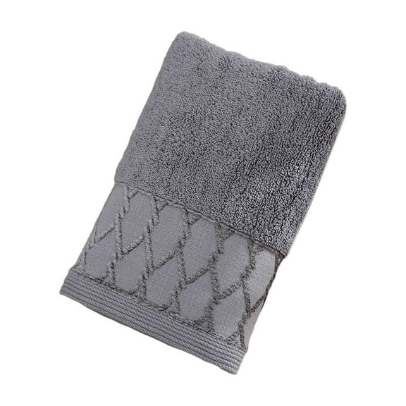 EazyTech Premium Cotton Hand Towel Thick Hand Towel for Bathroom 13.5 x 29.5 Inch Highly Absorbent & Super Soft Towels for Bathroom, Travel, Camp, Hotel, and Spa (Gray)