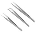 thumbnail image 1 of ANGGREK Steel Tweezers,3Pcs/Set Stainless Steel Thickened Tweezers Set For Watch And Jewellery Repairs Tool,Watch Repairs Tool, 1 of 8