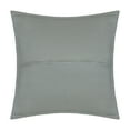 thumbnail image 3 of Delara GOTS Certified 100% Organic Cotton 2 Inch Flange Euro Sham Set of 2, 26"X26", Mitzi Grey, 3 of 4