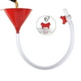 thumbnail image 4 of ACDANC Red Beer Bong Funnel With Valves for Bar Beer Drinking Games Bottle Opener Home Kitchen Supplies, 4 of 7