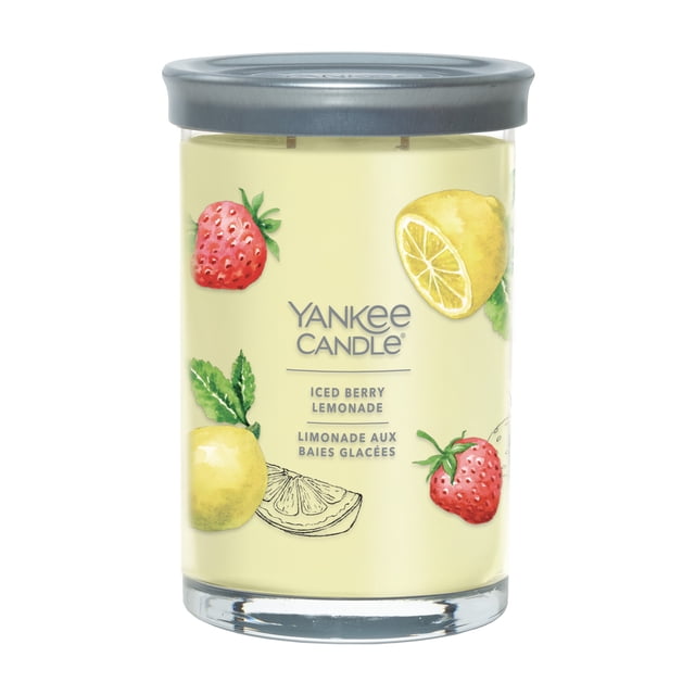 Bougie parfumée Yankee Candle Signature, bougie en pot format grand