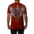 thumbnail image 2 of Konflic Mens Winged Cross Fleury MMA T-Shirt - Red - X-Large, 2 of 2