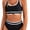 Black, variant on Bikini Sets for Women High Waisted, Sporty Two Piece Tummy Control Swim Suits for Women 2026 Color Block Cheeky High Cut Bathing Suits, Blue