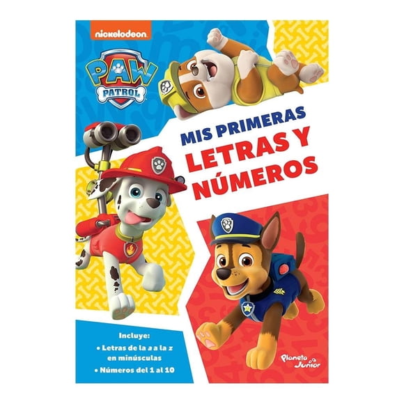 PAW Patrol. Mis Primeras Letras y Números Planeta México Nickelodeon