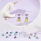thumbnail image 2 of 50Pcs Ion Plating(IP) 304 Stainless Steel Ribbon Crimp Ends Rainbow Color 9.5x10.5mm Hole: 1.5x3mm, 2 of 6