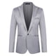 thumbnail image 4 of Chaqueta de traje informal de moda para hombre, chaqueta de traje de negocios de corte entallado para hombre, traje pequeño de un botón para hombre, 4 of 5
