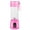 Pink, variant on Kingshop Portable Blender 380 ml Battery Powered Blender, Black