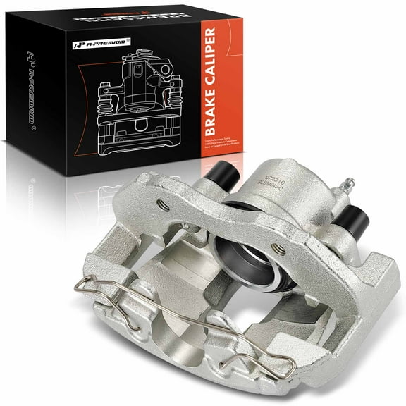 A-Premium Disc Brake Caliper with Bracket Compatible with Ford Focus 2004-2007 Front Right Passenger Side
