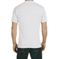 thumbnail image 6 of Hanes Men Beefy-T Crew Neck T-Shirt, Comfortable Short Sleeve Classic Fit Tee, White, S, 6 of 6