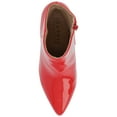 thumbnail image 5 of Journee Womens Sorren Covered Block Heel Pointed Toe Booties, 5 of 10
