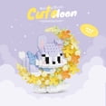 thumbnail image 3 of Sanrio Kuromi Cinnamoroll panda gato ratón pequeño animal modelo juguetes de bloques de construcción decoración del hogar adornos regalos para niños lindo, 3 of 5