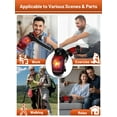 thumbnail image 2 of Genouillère de Luminothérapie Rouge, Massage du Genou par Vibration avec Bande d'Extension, Contrôleur Sans Fil Rechargeable, Appareil de Luminothérapie Proche Infrarouge 660nm et 850nm pour Genou/el, 2 of 9