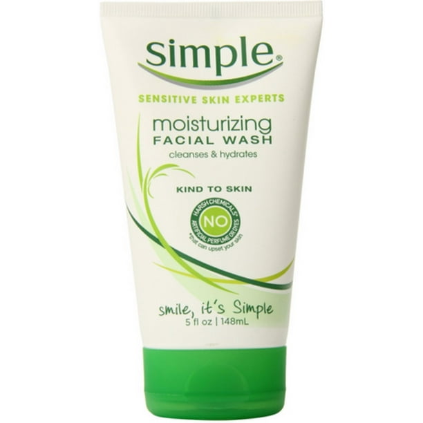 Simple Moisturizing Facial Wash 5 oz (Pack of 6)