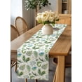 thumbnail image 5 of Burlap Table Runner 36 Inches Long, Summer Tropical Leaves Seamless Non-Slip Kitchen Table Runners for Dining Room Everyday Use Party Table Decorations Green Foliage Herb, 5 of 9
