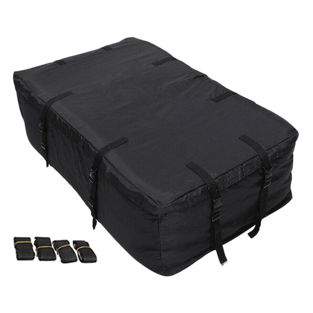 Kenally Bolsa de techo para coche, tela Oxford, portaequipajes impermeable para techo con hebillas, bolsas de almacenamiento de equipaje, bolsa Vehículos, repuestos y accesorios Mis
