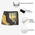 thumbnail image 3 of Fotbe Sunshine Jungle Dinosaur Calzoncillos Tipo Boxer con Bolsa de Soporte Total para Hombre, X-Temp Fresco, Transpirable y de Secado Rápido-Large, 3 of 5