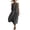 Dark Gray, variant on Sleeveless Dresses Womens Backless Halter Neck Maxi Dress Casual Loose Fitted Flowy Sundress for Summer Beach Vacation