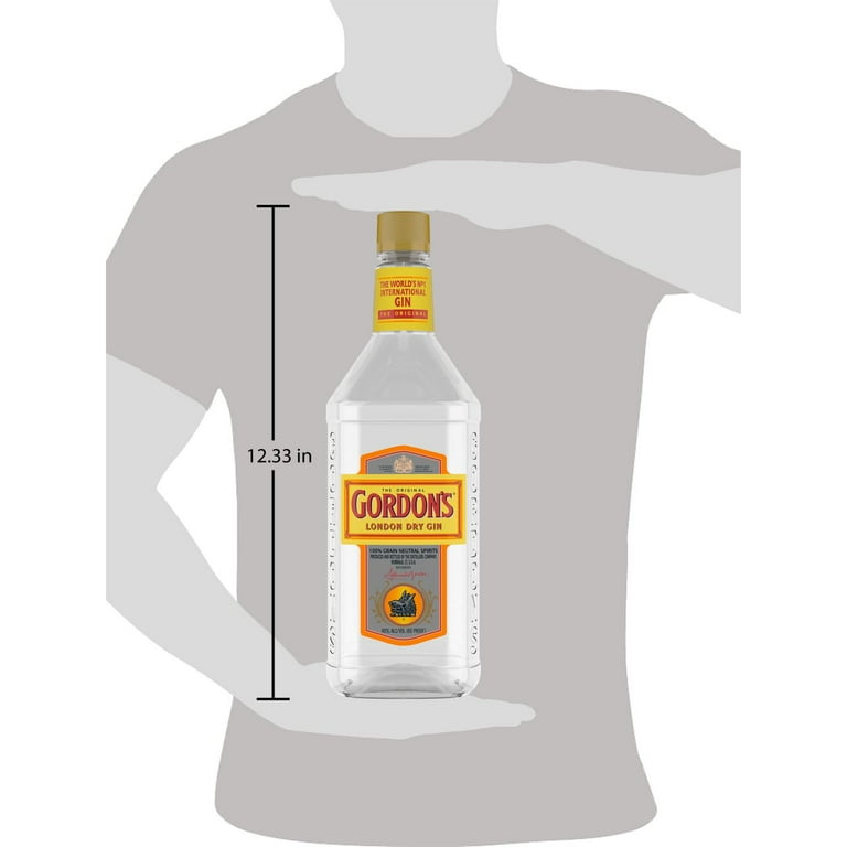 Gordon's London Dry Gin, 1.75 L (80 Proof) - Walmart.com Gordon's London Dry Gin, 1.75 L (80 Proof) - Walmart.com