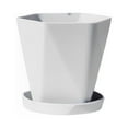 thumbnail image 1 of Flowerpot Gardening Base Container Garden Ornament Multiple Lightweight Drain Colors Plant Planter Practical Portable Fashionable Dark Gray, 1 of 9