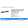 thumbnail image 2 of Auto Trans Oil Cooler Assembly - Compatible with 2006 - 2010 Volkswagen Passat 2007 2008 2009, 2 of 2