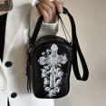 thumbnail image 4 of Bolso Bandolera Gótico para Espeluznante PU Halloween Pequeño Hobo, 4 of 9