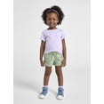 thumbnail image 2 of The Children's Place Baby and Toddler Girls Twill Pull-On Short Sizes, 6M-5T, 2 of 5
