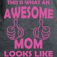 thumbnail image 3 of CafePress - Awesome Mom Looks Like T Shirt - Women's Traditional Fit Dark T-Shirt, 3 of 4