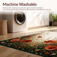 thumbnail image 4 of Botanical Meadow Spring Floral Ultra Soft Area Rug, Non Slip, Stain Resistant, Washable Area Rugs for Living Room, Bedroom 2x3ft, 4 of 6