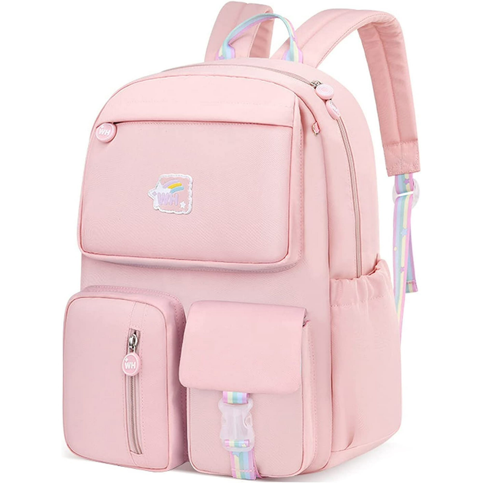 Children s School Bags Pink School Bags for Girls School Bags for Boys Student School Bags Outdoor Travel School Bags Waterproof Polyester School