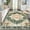 Green tone, variant on Yesfashion Carpets Area Rugs Washable 9'*12' Rug Vintage Persian Rug Retro Medallion Rug Indoor Non-Slip Low Pile Carpet Bedroom,Green Green tone 9*12ft