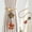 Orange, variant on Pumpkin Curtain Tie Backs, with Adjustable Design,Drapery Ties, Curtain Tie Backs, Rustic and Farmhouse Style, for Thanksgiving, Fall, Holiday, Window, Shower, Bathroom