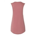 thumbnail image 3 of Ladies' Flowy Scoop Muscle Tank - MAUVE - XL, 3 of 5