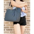 thumbnail image 4 of Michael Kors Jet Set Large Logo Shoulder Bag (Admiral), 4 of 5