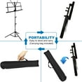 thumbnail image 4 of Kasonic Portable Music Stand, With Carrying Bag and Music Sheet Clip Holder Professional Set, 4 of 7