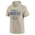 thumbnail image 2 of Men's Darius Rucker Collection by Fanatics  Tan Los Angeles Dodgers Hooded T-Shirt, 2 of 4