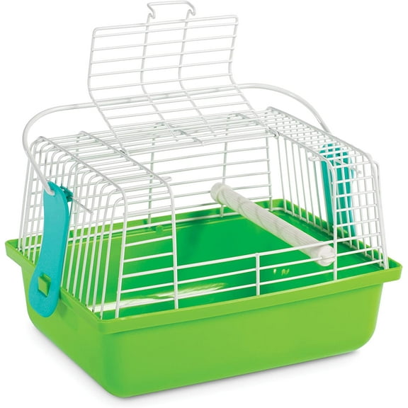 Travel Cage for Birds and Small Animals Green