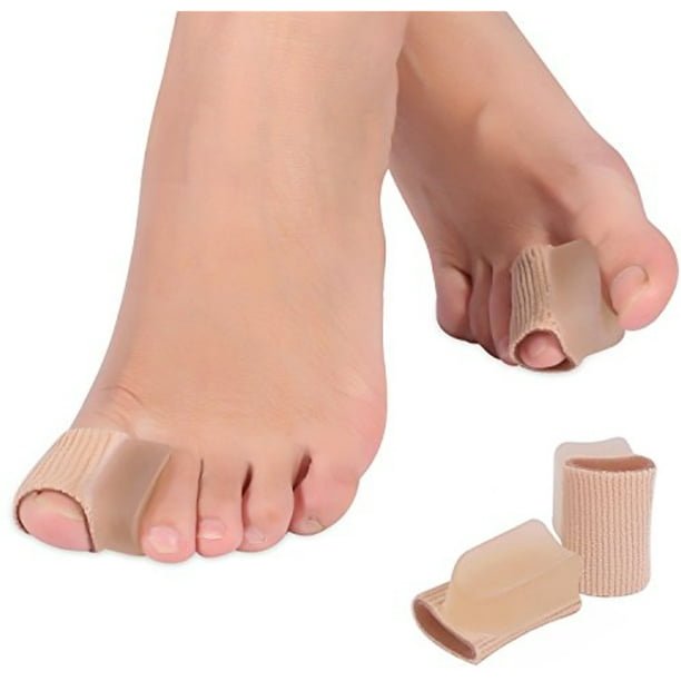 Yosoo Pack of 4 Bunion Toe Separator Protector Sleeve Tube with Big Toe