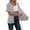 Light Gray, variant on Alun Womens Post Mastectomy Full Zipper Tops with Drain Pockets Surgery Recovery Must Haves Clothing Crewneck Short Sleeve Lightweight Soft Comfy Pure Casual Blouse Shirts XL